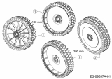 Ersatzteile Gutbrod Motormäher HB 46 B Typ: 11A-TQ5E690  (2017) Räder