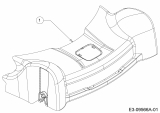 Ersatzteile WOLF-Garten Benzin Rasenmäher mit Antrieb ST 5300 AHW Typ: 12A-PRJ6650  (2016) Abdeckung Vorderachse 