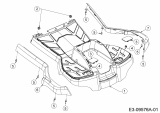 Ersatzteile WOLF-Garten Rasentraktor Scooter Pro Hydro Typ: 13A221HD650  (2016) Trittbrett 
