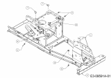 Ersatzteile MTD Rasentraktor Minirider 60 RDHE Typ: 13A521SC600  (2017) Rahmen 