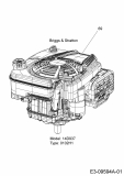 Cub Cadet Ersatzteile Rasentraktoren LR2 FR60 13A521SC603  (2018) Motor Briggs & Stratton