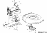 Ersatzteile MTD Benzin Rasenmäher mit Antrieb Smart 42 SPO Typ: 12D-LASJ600  (2016) Getriebe, Keilriemen 