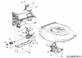 Ersatzteile MTD Benzin Rasenmäher mit Antrieb Smart 42 SPO Typ: 12D-LASJ600  (2017) Getriebe, Keilriemen 