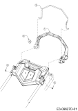 Cub Cadet Ersatzteile Motormäher mit Antrieb LM3 CR53s 12CBPV5L603 (2020) Bremsbügel, Schaltbügel