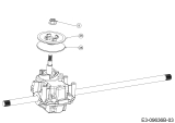 Cub Cadet Ersatzteile Motormäher mit Antrieb LM2 DR46es 12CCTQS7603 (2019) Getriebe