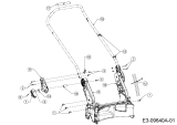 Cub Cadet Ersatzteile Motormäher mit Antrieb CC 53 SPB V IS 12BGQ56J603  (2017) Holm