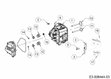 Ersatzteile MTD-Motoren Vertikal 4X90HU Typ: 752Z4X90HU  (2016) Ventile, Zylinderkopf