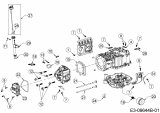Ersatzteile MTD-Motoren Vertikal 8X90KU Typ: 752Z8X90KU  (2017) Ölfilter, Ölmeßstab, Ventildeckel, Zündkerze