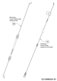 Cub Cadet Ersatzteile Motormäher mit Antrieb LM1 AR46 12C-TQMG603 (2023) Bremszug, Schaltzug