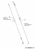 Ersatzteile WOLF-Garten Benzin Rasenmäher mit Antrieb A 4600 A Typ: 12A-TOSC650  (2018) Bremszug, Schaltzug 
