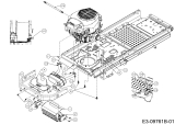 Cub Cadet Ersatzteile Zero Turn Z-Force S 60 17BSDGHD010  (2018) Choke- und Gaszug, Motorzubehör