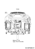 Cub Cadet Ersatzteile Zero Turn Z-Force S 60 17BSDGHD010  (2018) Motor Kohler