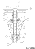 Cub Cadet Ersatzteile Zero Turn Z-Force S 60 17BSDGHD010  (2018) Messerspindel 618-06076A