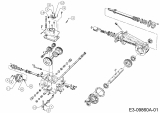 Ersatzteile Troy-Bilt Motorhacken Horse 20 Typ: 21A-682T766  (2018) Anbauteile Getriebe