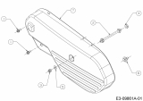 Ersatzteile Troy-Bilt Motorhacken Colt FT Typ: 21B-34M8766  (2016) Keilriemenschutz