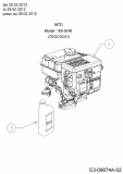 Ersatzteile MTD Schneefräse M 56 Typ: 31B-32AD678  (2012) Motor MTD bis 29.02.2012 