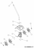 Ersatzteile Zubehör Motorsensen, Trimmer Kultivator GC 720 Typ: 41AJGC-C902  (2017) Grundgerät