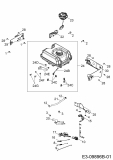 Ersatzteile MTD-Motoren Horizontal 670-WHA Typ: 752Z670-WHA  (2020) Regelung, Tank