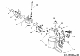 Ersatzteile MTD-Motoren Horizontal 683-WH Typ: 752Z683-WH  (2017) Bedienkonsole, Primer, Vergaser, Vorwärmkammer