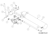 Cub Cadet Ersatzteile Holzspalter LS 27 24BG5HM5710  (2014) Hydraulikzylinder