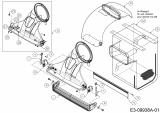 Ersatzteile MTD Laubsauger mit Häckselfunktion 202 Typ: 24A-202K678  (2018) Fangsack, Saugdüse 