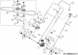 Ersatzteile Troy-Bilt Laubsauger mit Häckselfunktion CSV 070 Typ: 24A-07MP766  (2015) Fahrantrieb