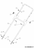Ersatzteile Troy-Bilt Laubsauger mit Häckselfunktion CSV 070 Typ: 24A-07MP766  (2015) Holm