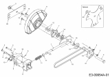 Ersatzteile MTD Rasenkantenschneider 550 G Typ: 25A-550G678  (2016) Messerantrieb 