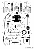 Ersatzteile Zubehör Garten- und Rasentraktoren Frontkehrmaschine FK 105 Typ: 196-226C678  (2017) Aushebung, Räder