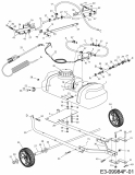 Ersatzteile Zubehör Garten- und Rasentraktoren Sprüher 45-02926  (190-155-000) Typ: 190-155-000  (2016) Grundgerät