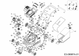 Ersatzteile WOLF-Garten Elektro Rasenmäher ohne Antrieb A 340 E Typ: 18AKEQS2650  (2015) Grundgerät 