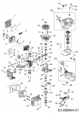 Ersatzteile MTD Benzin Heckenschere GHT 45/28 Typ: 41AQ0HV0678  (2018) Motor 