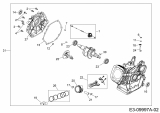 Ersatzteile MTD-Motoren Horizontal 678-SH Typ: 752Z678-SH  (2017) Kolben, Kurbelwelle, Nockenwelle, Pleuel