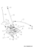 Cub Cadet Ersatzteile E-Rasentraktoren XT2 ES107 33ABA7CS603 (2020) Lenkung bis 20.11.2019