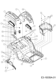 Cub Cadet Ersatzteile Gartentraktoren XT3 QS127 14AFA5CQ603  (2020) Sitzwanne