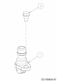 Ersatzteile Gartenland Rasentraktoren GL 14-92 H Typ: 13AB71KE640 (2021) Waschdüse