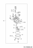 Ersatzteile MTD-Motoren Horizontal 678-SH Typ: 752Z678-SH  (2019) Reparatursatz Vergaser