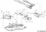 Ersatzteile WOLF-Garten Rasentraktor 106.185 H Typ: 13ALA1VR650  (2019) Abdeckungen Mähwerk R 
