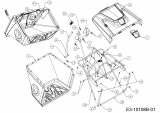 Ersatzteile WOLF-Garten Rasentraktor 106.185 H Typ: 13BLA1VR650  (2018) Grasfangeinrichtung 