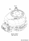 Cub Cadet Ersatzteile Rasentraktoren XT1 OR106 BS 13ALA1CR603  (2020) Motor Briggs & Stratton