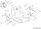Ersatzteile WOLF-Garten Rasentraktor 106.220 H Typ: 13AAA1VR650  (2017) Sitz, Sitzschalter 