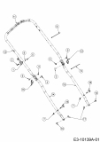 Ersatzteile WOLF-Garten Benzin Rasenmäher mit Antrieb Expert 460 A Typ: 12C-TUKC650  (2018) Holm 