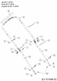 Ersatzteile WOLF-Garten Benzin Rasenmäher ohne Antrieb Expert 420 Typ: 11B-LUSC650 (2020) Holm ab 20.11.2019 