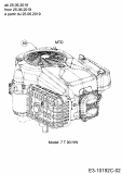 Cub Cadet Ersatzteile Rasentraktoren LT2 NS96 13AB79DF603  (2020) Motor MTD