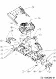 Ersatzteile MTD Rasentraktor Minirider 76 RDE Typ: 13A226SD600  (2020) Verkleidungen 