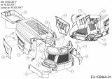 Ersatzteile MTD Rasentraktor XT1 547/42 Typ: 13A8A1ZS306  (2017) Motorhaube Z-Style bis 10.02.2017 