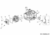 Ersatzteile MTD-Motoren Vertikal 5X65RH Typ: 752Z5X65RH  (2017) Reglerhebel, Ventildeckel