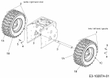 Ersatzteile WOLF-Garten Schneefräse Expert 84110 Typ: 31AY95SV650  (2016) Räder 