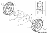 Ersatzteile MTD Schneefräse M 56 Typ: 31B-32AD678  (2019) Räder 