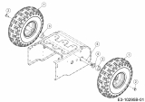 Ersatzteile WOLF-Garten Schneefräse SF 56 Typ: 31A-3AAD650  (2020) Räder 